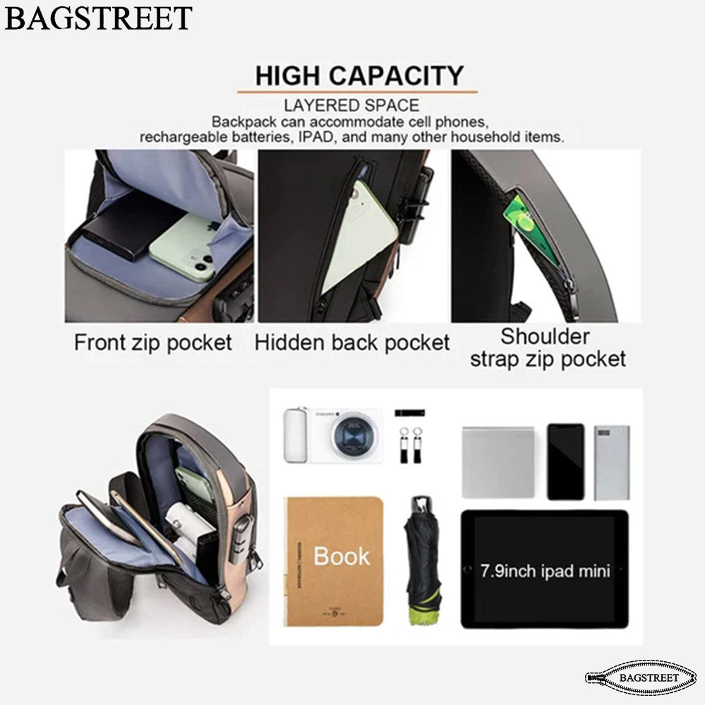 Crossbody Fashion Bag. (Waterproof & Multifunctional)