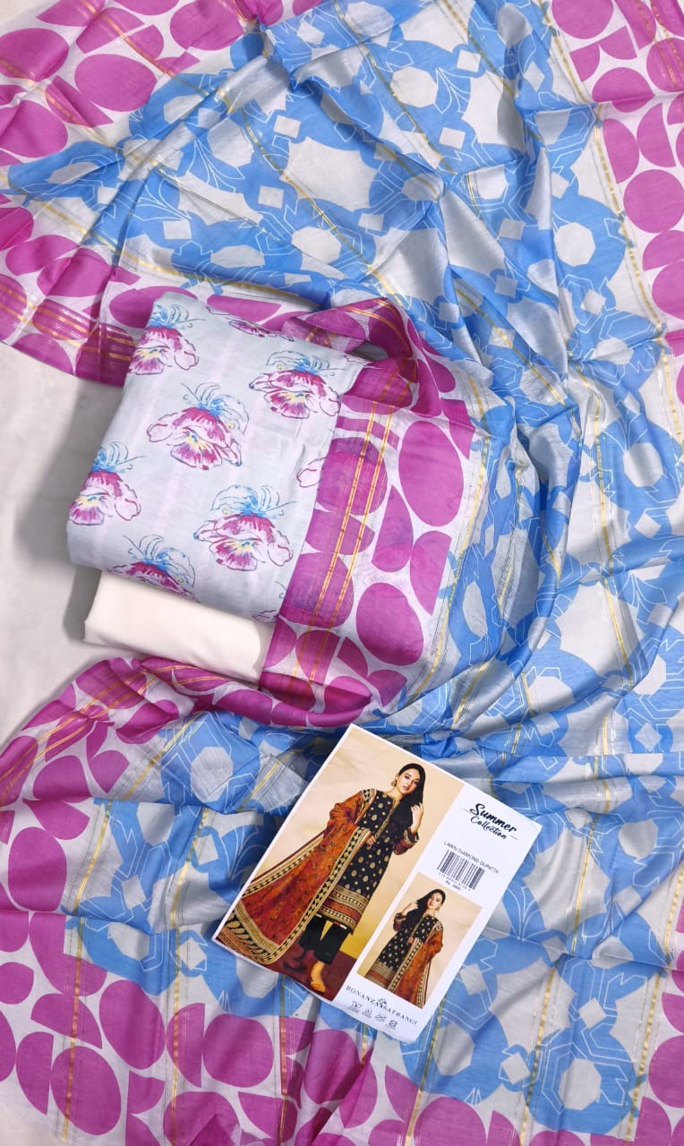 Bonanza Satrangi Digital Printed Premium 3 pieces Lawn Collection