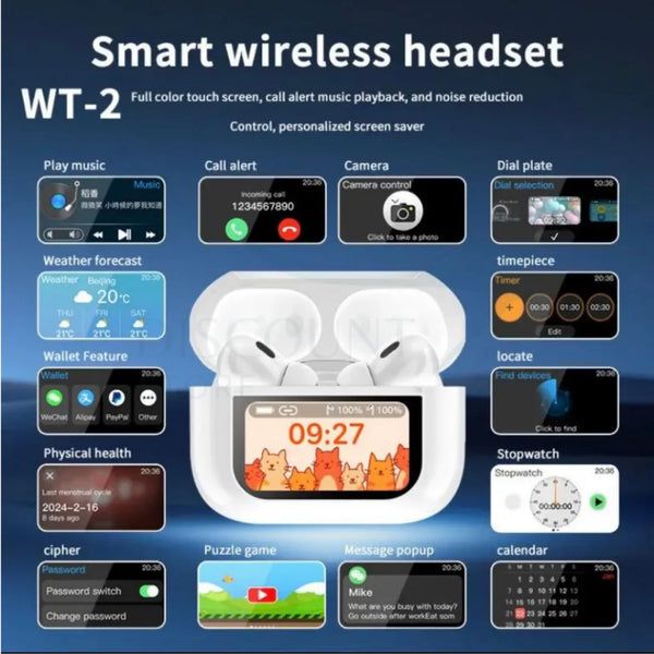 A9 Pro LED Screen Air Pods