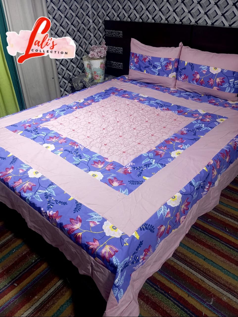 Gold Patch Work Bedsheets