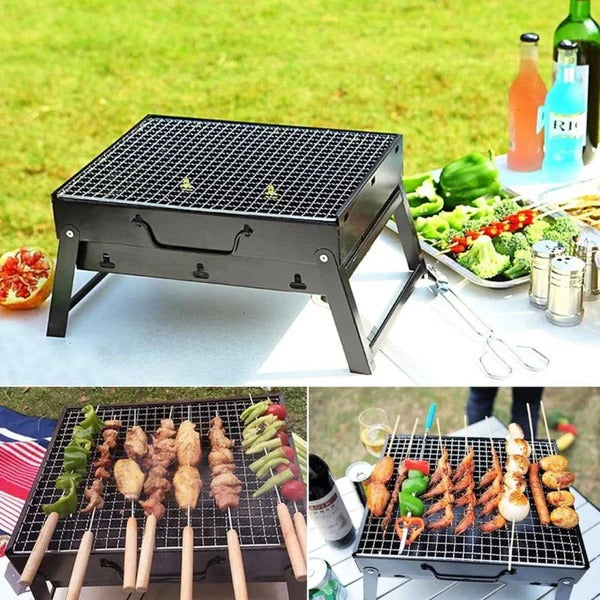 BBQ Grill with Tray.