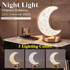 Star & Moon Bedside Touch Desk Lamp