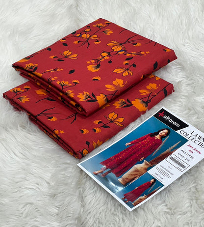 Al Karam All Over Digital Print 2 Piece