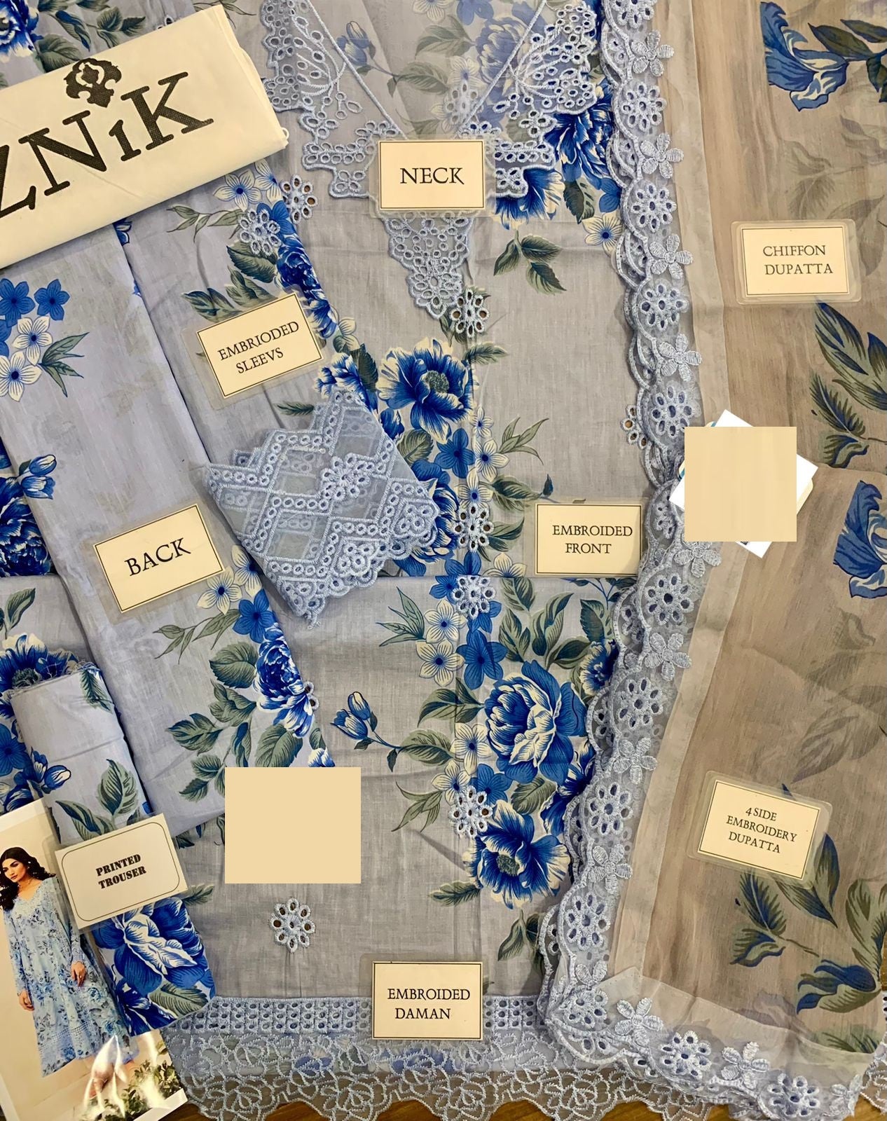 Iznik 3 Piece Suit (DL-09 Whisper)