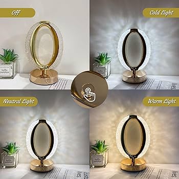 Crystal Mood Light Table Lamp