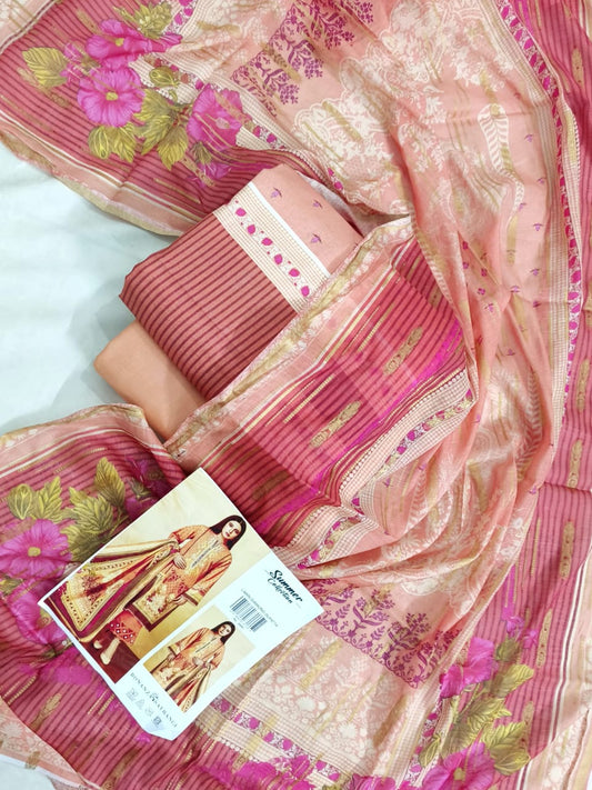 Bonanza Satrangi Digital Printed Premium 3 pieces Lawn Collection
