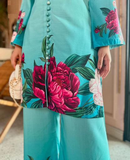 Digital Print 2 pieces suit