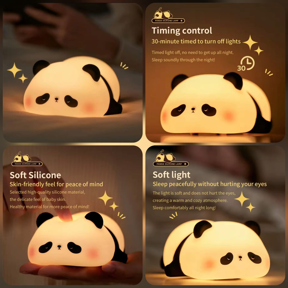 Sleeping Panda / Rabbit lamp