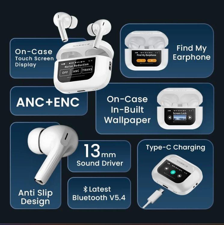 A9 Pro LED Screen Air Pods