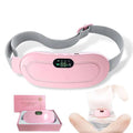PERIOD CRAMP RELIEF BELT -Portable Menstrual Heating Pad, Heated Belly Belt for Menstrual Cramp Relief with 4 Heat Levels and 3 Modes, Electric Belt Massage for Women and Girls - Period Pain Electric Warming Belt Massager for Women-Massager