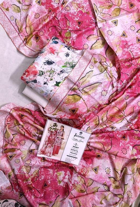 JAZMIN DIGITAL PRINTED PREMIUM LAWN 3PC