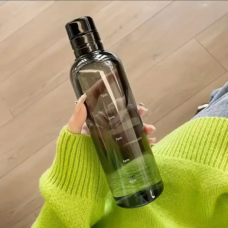 Time Scale Clear Water Bottle Leakproof 500ml / 750ml