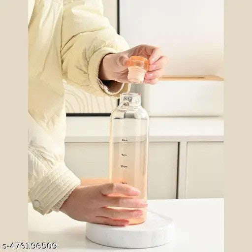 Time Scale Clear Water Bottle Leakproof 500ml / 750ml