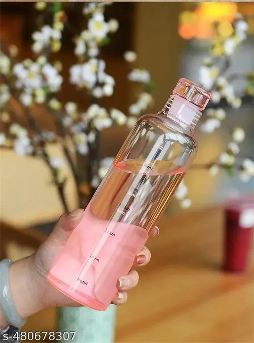 Time Scale Clear Water Bottle Leakproof 500ml / 750ml