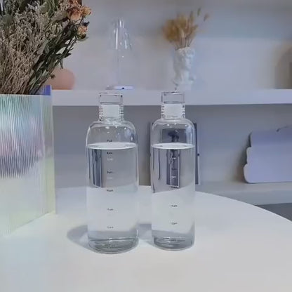 Time Scale Clear Water Bottle Leakproof 500ml / 750ml