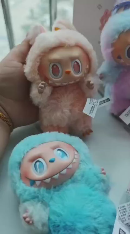 Labubu Vinyl Face Doll Backpack Pendant Keychain