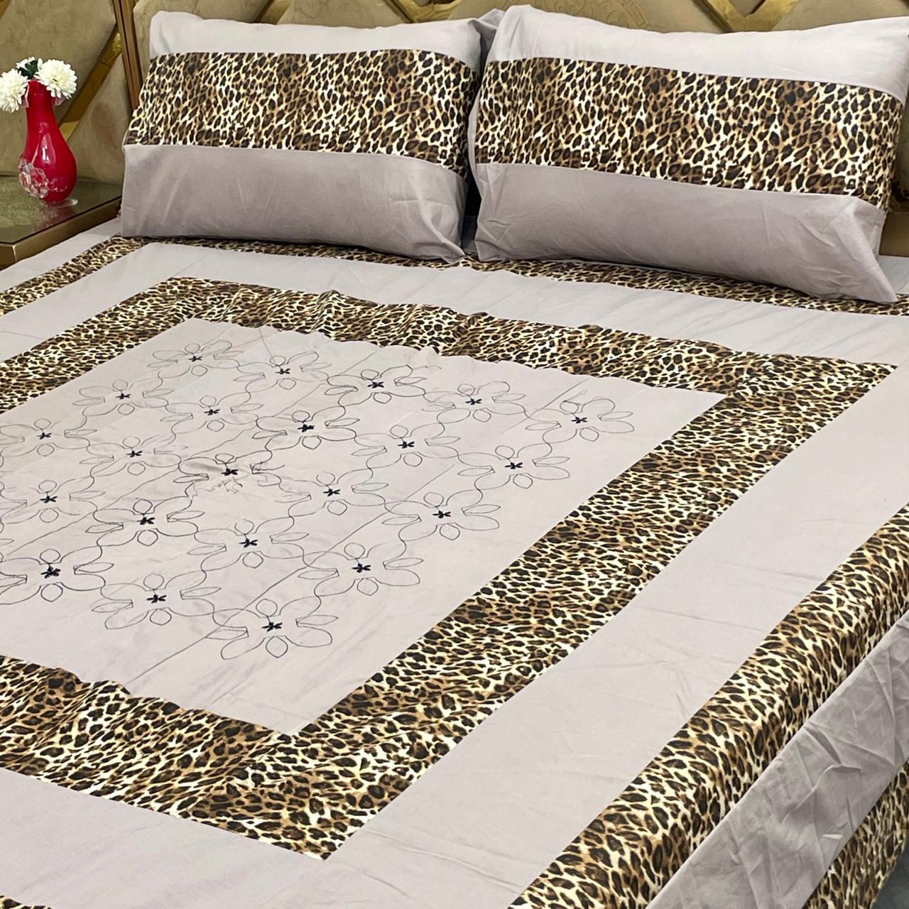 Gold Patch Work Bedsheets
