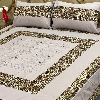 Gold Patch Work Bedsheets