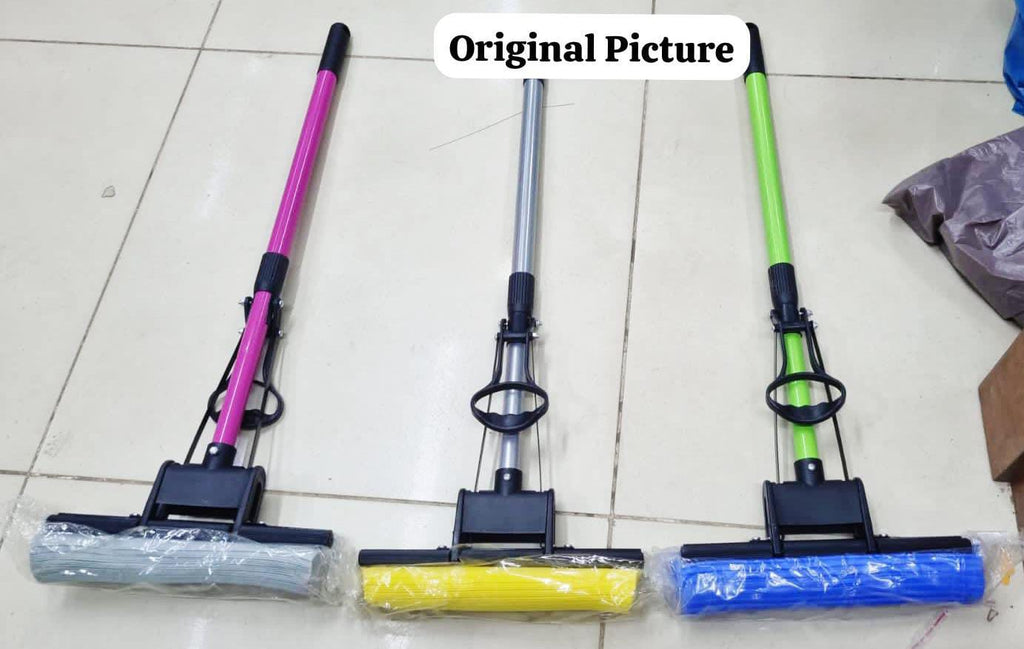 Auto Water Absorb and Squeezing Foaming Mop