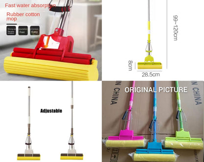 Auto Water Absorb and Squeezing Foaming Mop