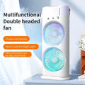 Automatic Rotating Dual Spray Mist Fan