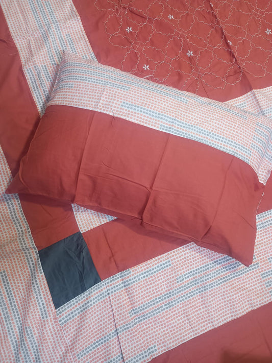 Gold Patch Work Bedsheets