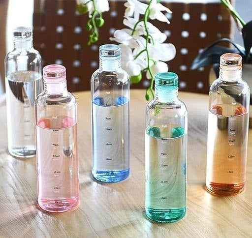 Time Scale Clear Water Bottle Leakproof 500ml / 750ml